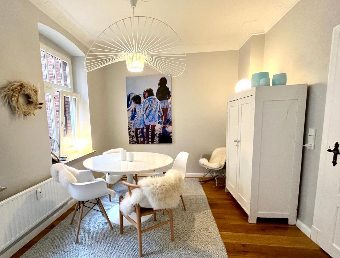 Ferienwohnung Burghof im Herzen Flensburgs Exterior foto
