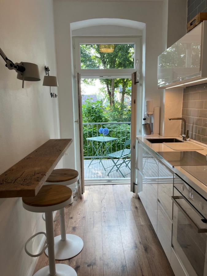 Ferienwohnung Burghof im Herzen Flensburgs Exterior foto
